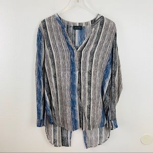 Anthropologie ASTR Tunic Open Back Blouse